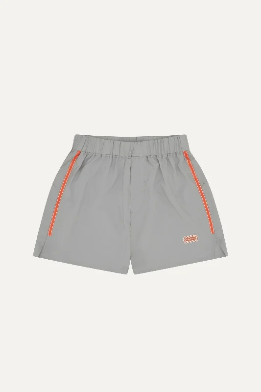 Men's side - stripe track shorts for a sporty running look   Ashwicken