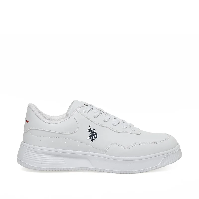 Men's ribbed cuffs and hem polo shirts for a textured lookBaskets ABE 3PR Blanches Pour Femmes - 101501499