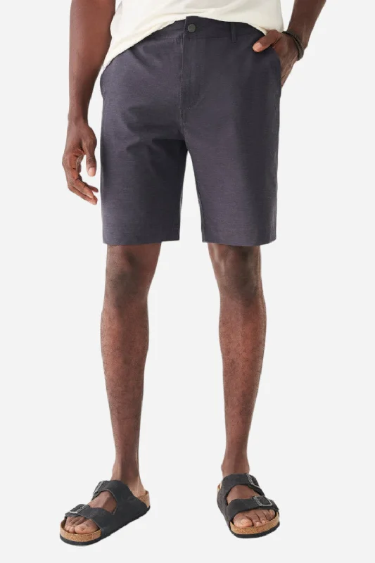 Men's floral print silk blend shorts for a unique night - out look   Faherty Belt Loop All Day Shorts in Charcoal