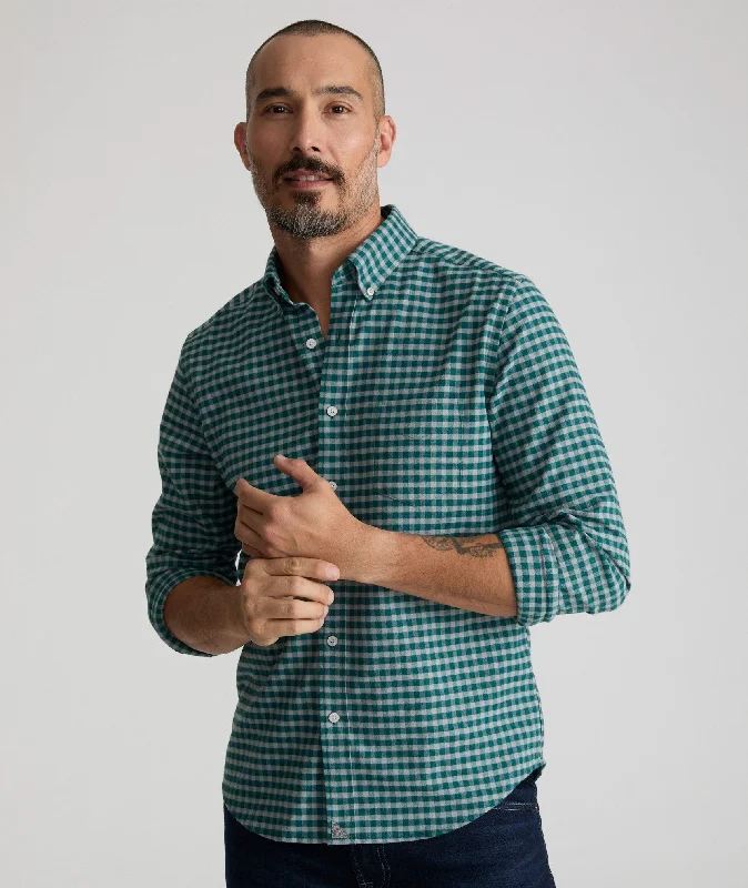 Men's breathable cotton blend polo shirts for summer outingsWrinkle-Free Performance Flannel Bergstrom Shirt - FINAL SALE