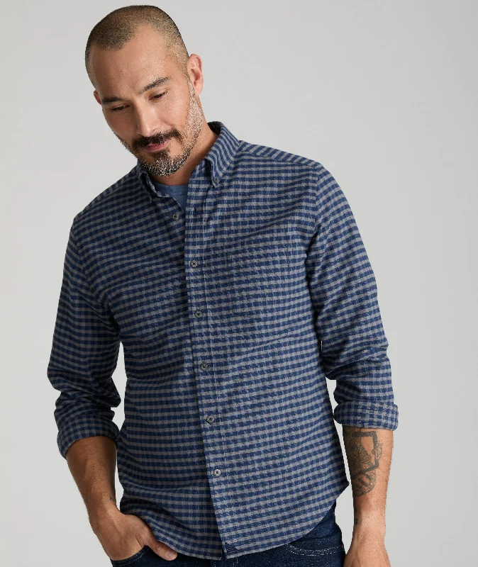 Men's breathable cotton blend polo shirts for summer outingsWrinkle-Free Performance Flannel Bergstrom Shirt - FINAL SALE