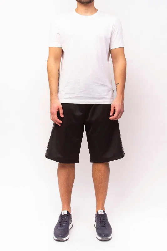 Men's high - waisted swim shorts with UPF protection for beach vacations   Bikkembergs  Polyester Men's Short