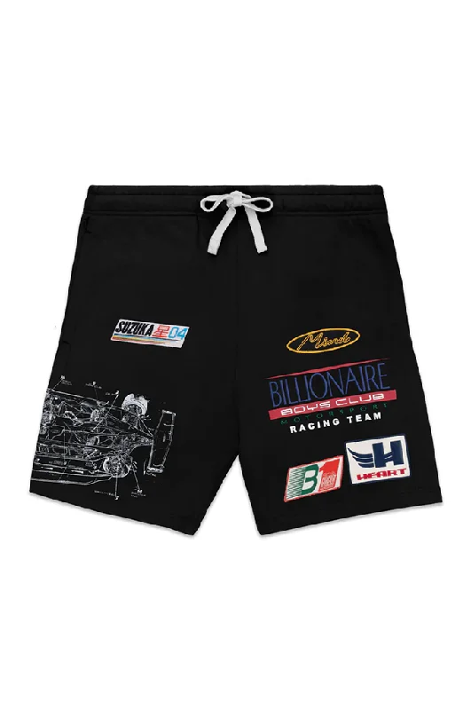 Men's checkered pattern wool shorts for a stylish winter layering option   Billionaire Boys Club BB Dipstick Shorts