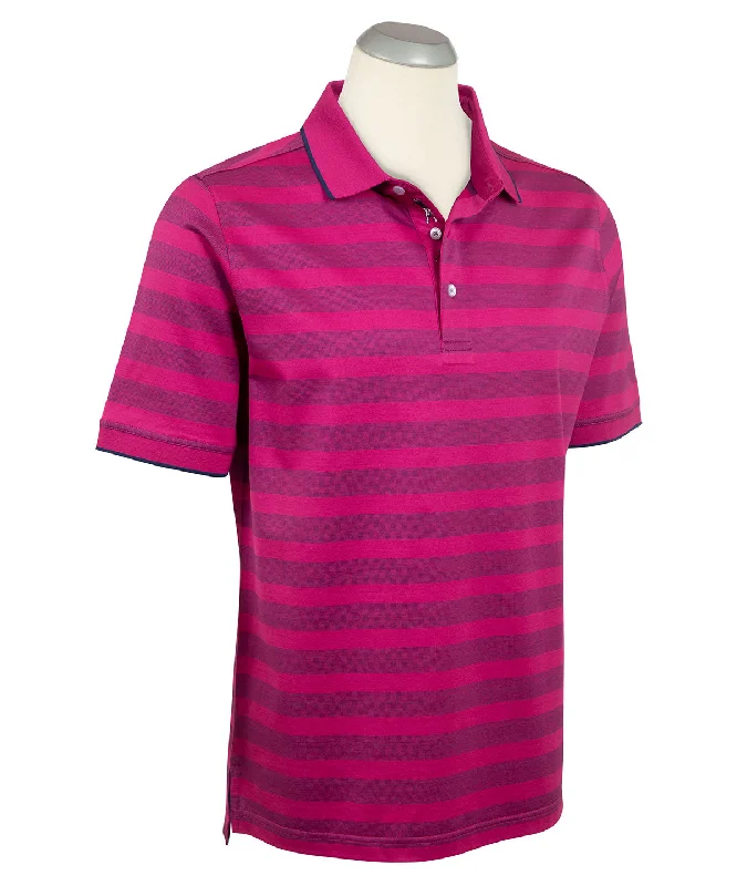 Men's lightweight performance polo shirts for tennis matchesSignature Renfrew Striped Mercerized Cotton Polo