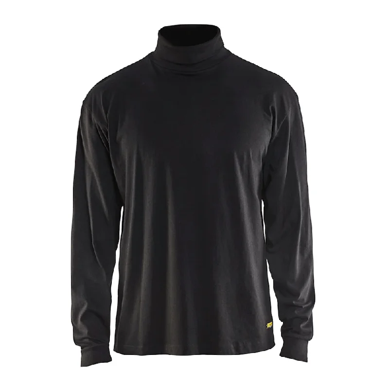 Men's luxury cashmere blend polo shirts in solid colorsBlaklader 3320 Long Sleeve Polo Top