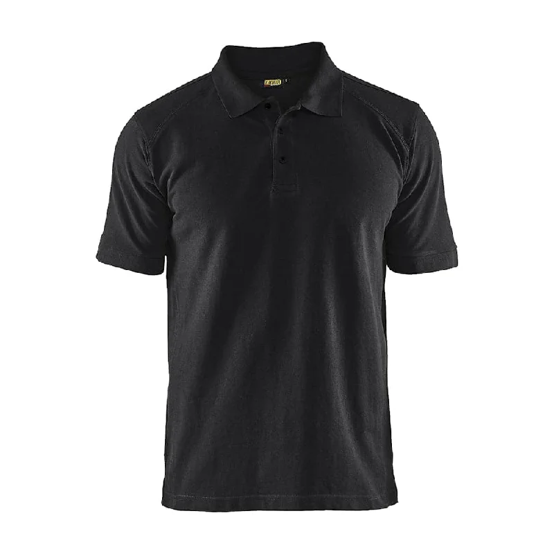 Men's vintage - inspired retro polo shirts with unique patternsBlaklader 3324 Short Sleeve Polo Shirt Black