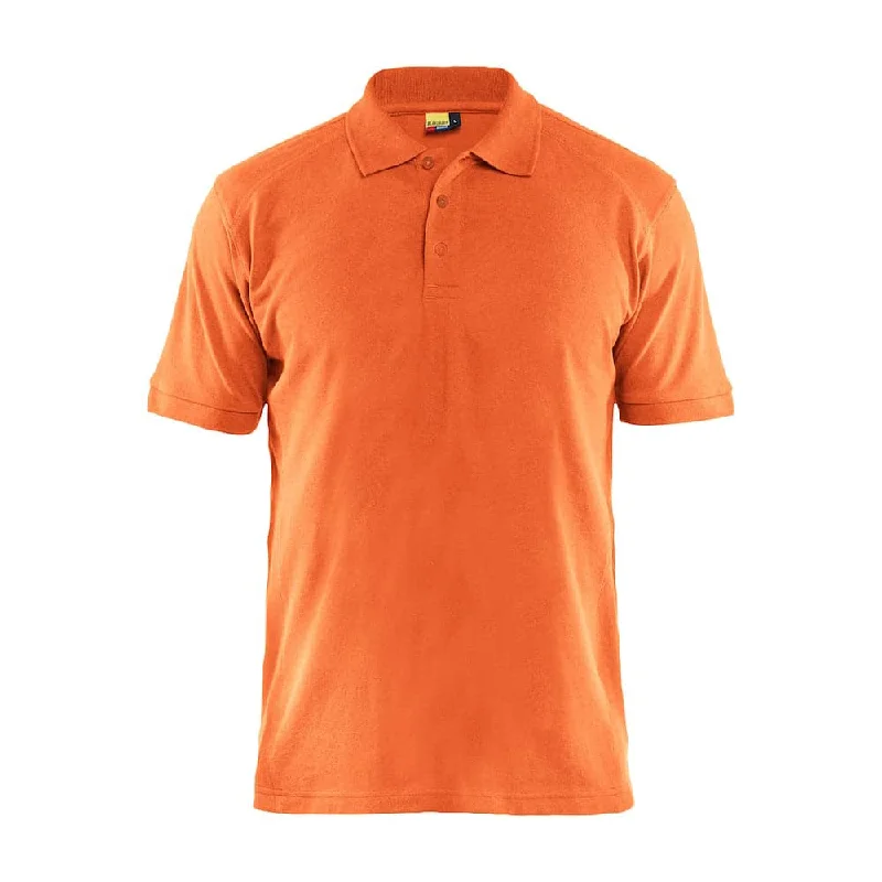 Men's color - block polo shirts with a bold fashion statementBlaklader 3324 Short Sleeve Polo Shirt Orange
