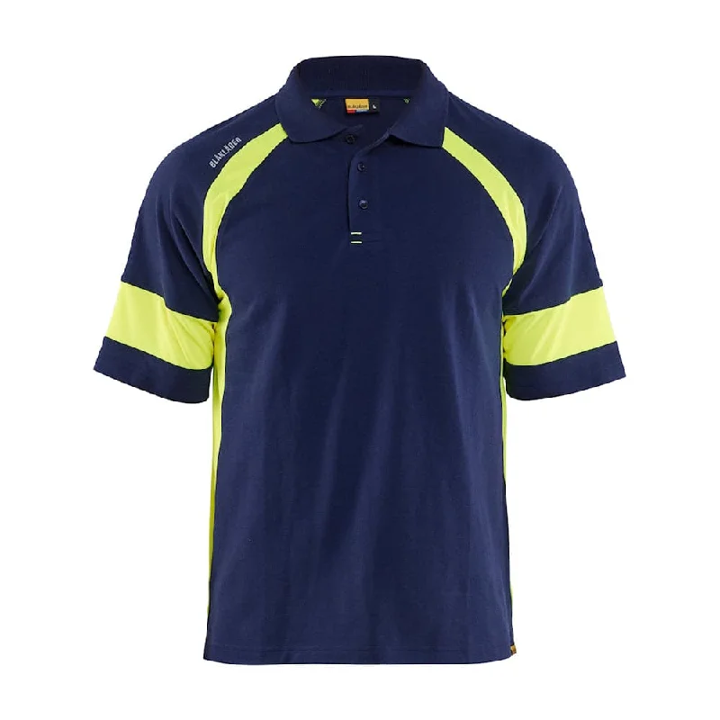 Men's formal - style silk blend polo shirts for special occasionsBlaklader 3528 Polo Shirt with Hi-Vis
