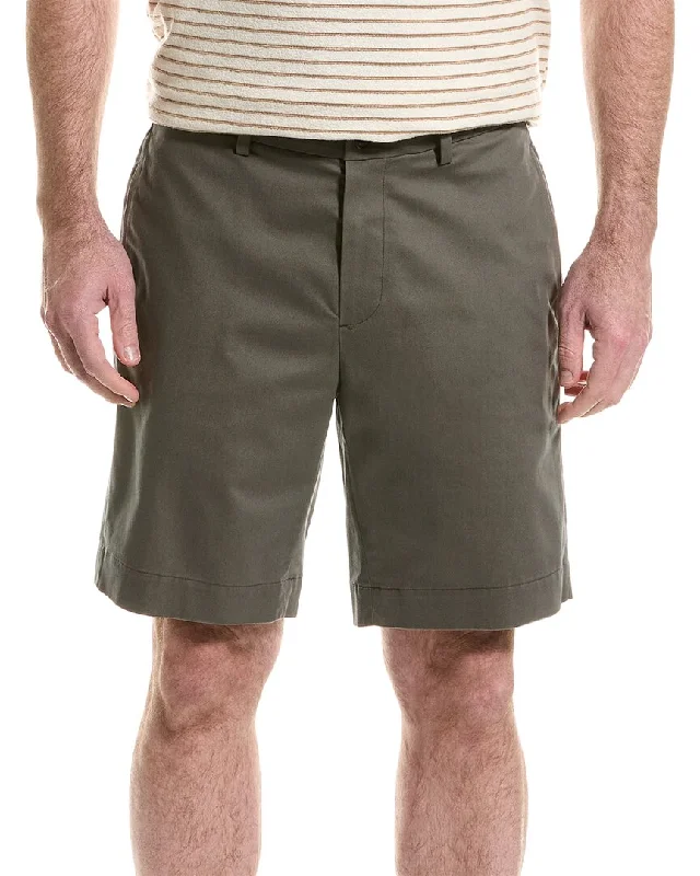 Men's flat - front chino shorts for semi - formal summer events   Brooks Brothers Advantage Chino Short