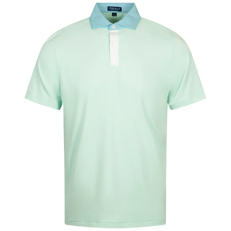 Men's plus size golf polo shirts in moisture wicking fabricCadence Performance Jersey Polo Capri Breeze - AW24