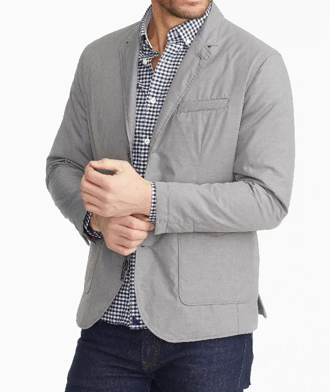 Men's slim fit short sleeve polo shirts with contrast collarsThe Travel Blazer - FINAL SALE