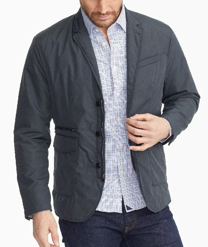 Men's slim fit short sleeve polo shirts with contrast collarsThe Travel Blazer - FINAL SALE