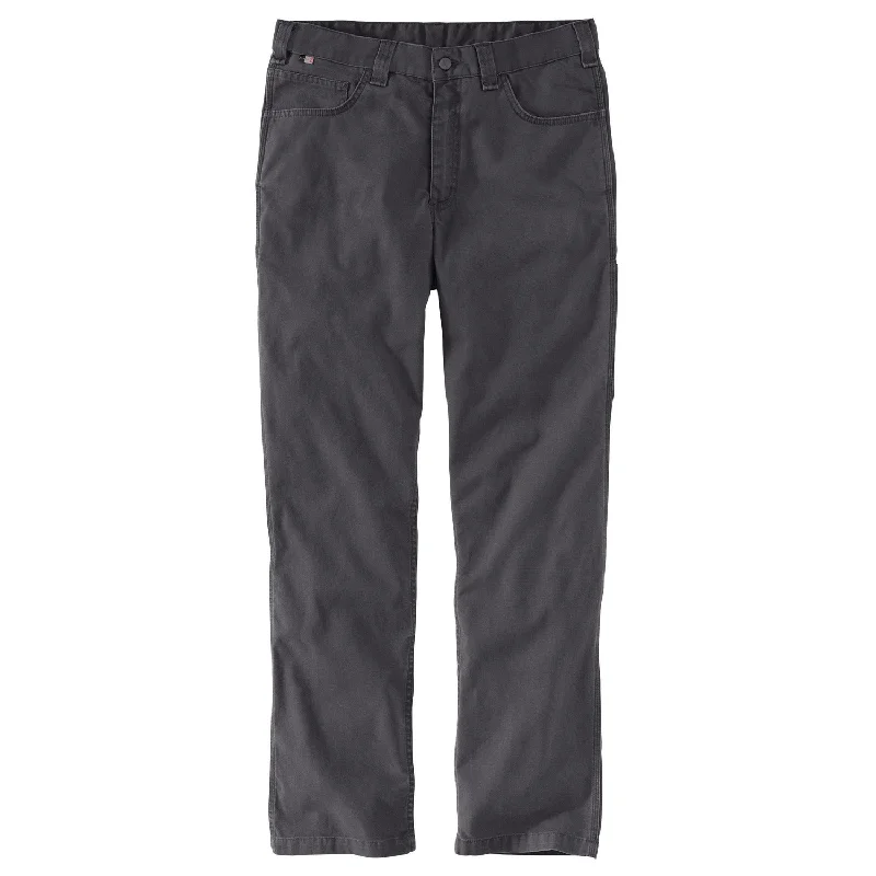 Men's adjustable - length convertible shorts for versatile use   Carhartt Men's Rugged Flex® Flame Resistant Canvas Pant_Shadow