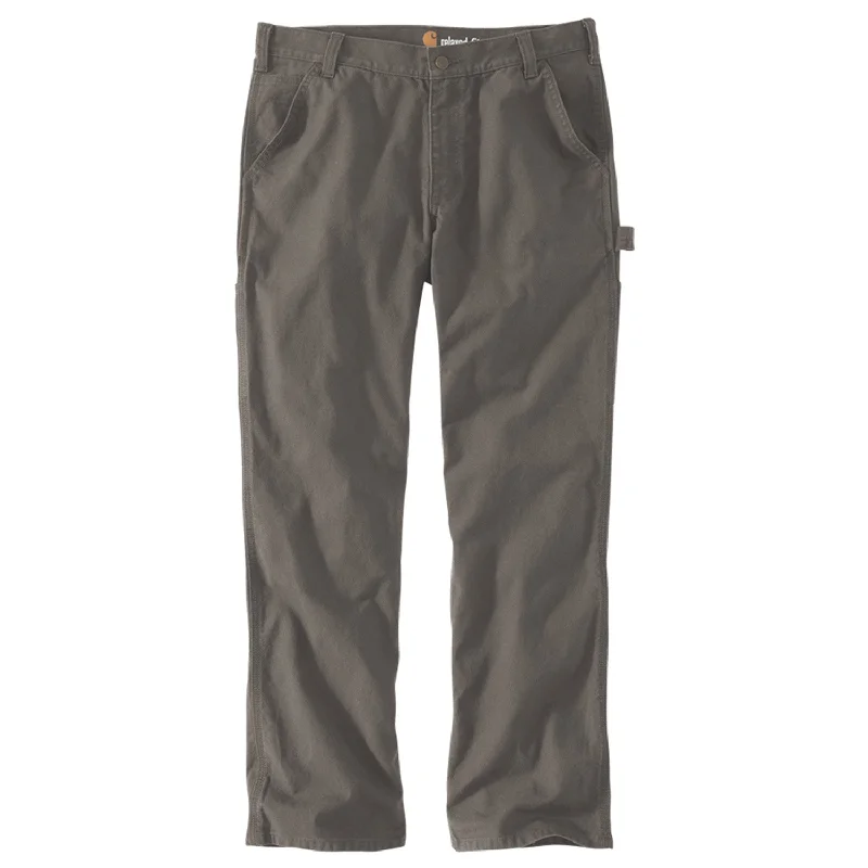 Men's camo print cargo shorts for outdoor adventures Carhartt Men's Rugged Flex® Relaxed Fit Duck Dungaree_Tarmac