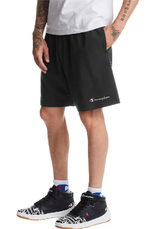 Men's button - fly denim work shorts for durability on the job   Champion Heavyweight Jersey Shorts