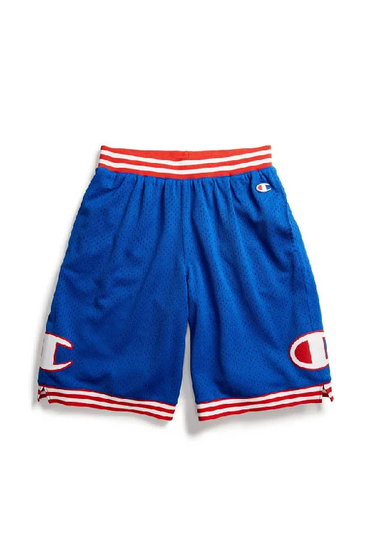 Men's adjustable - length convertible shorts for versatile use   Champion Rec Mesh Shorts