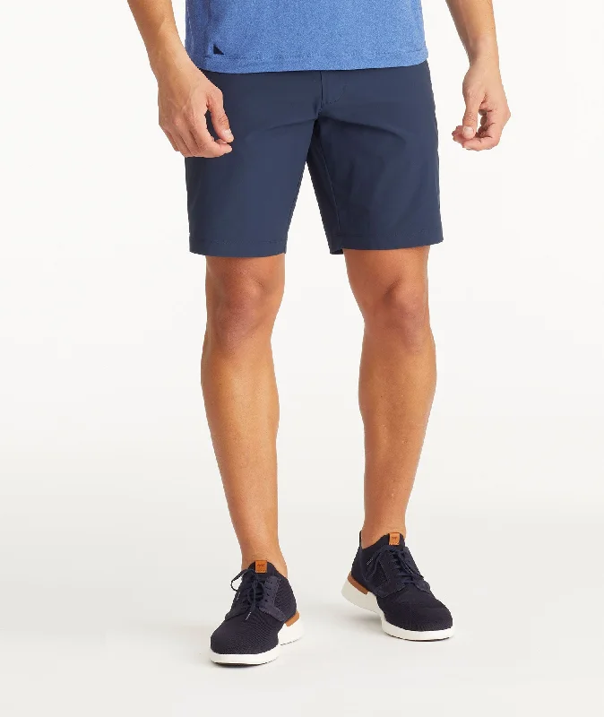 Men's button - down spread collar polo shirts for business casualTraveler Shorts - FINAL SALE