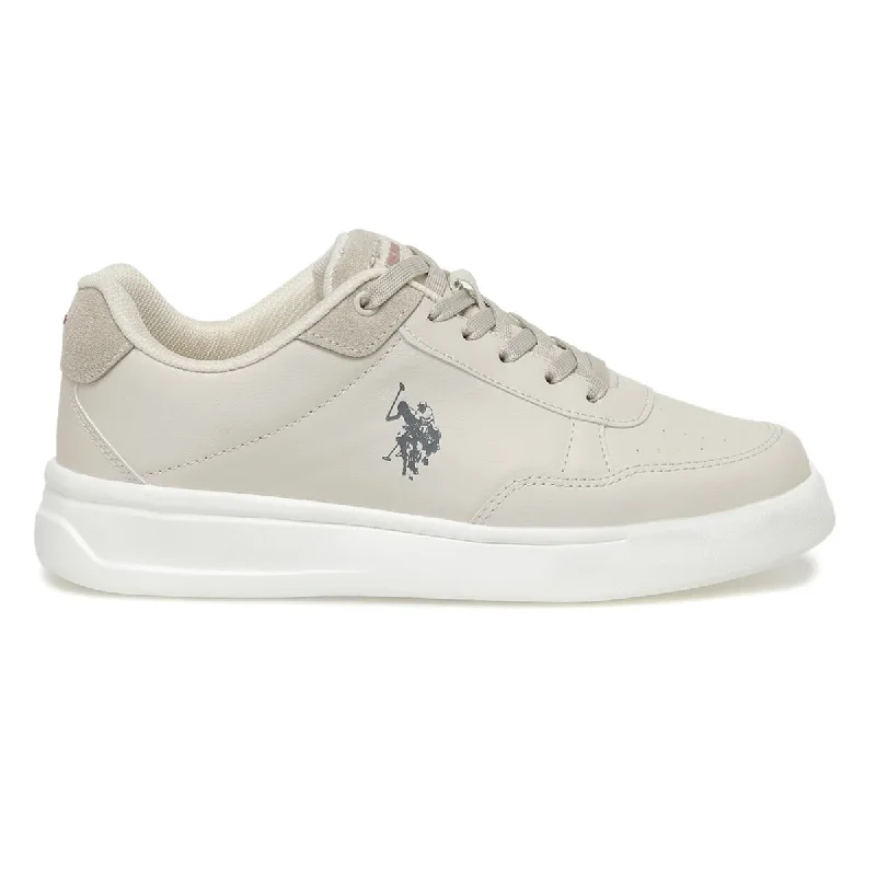 Men's ribbed cuffs and hem polo shirts for a textured lookCHAUSSURE BEIGE ELTA 3FX - 101340901