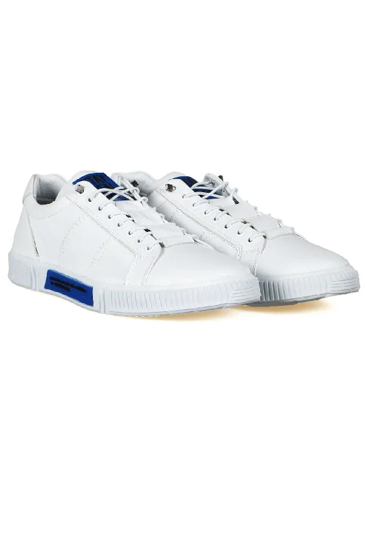 Men's jacquard woven polo shirts with intricate designsChaussures pour hommes BASEL 3PR Blanche - 101389903