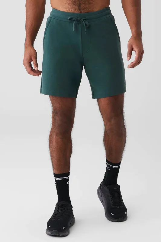 Men's flat - front chino shorts for semi - formal summer events   Chill Short In Midnight Green