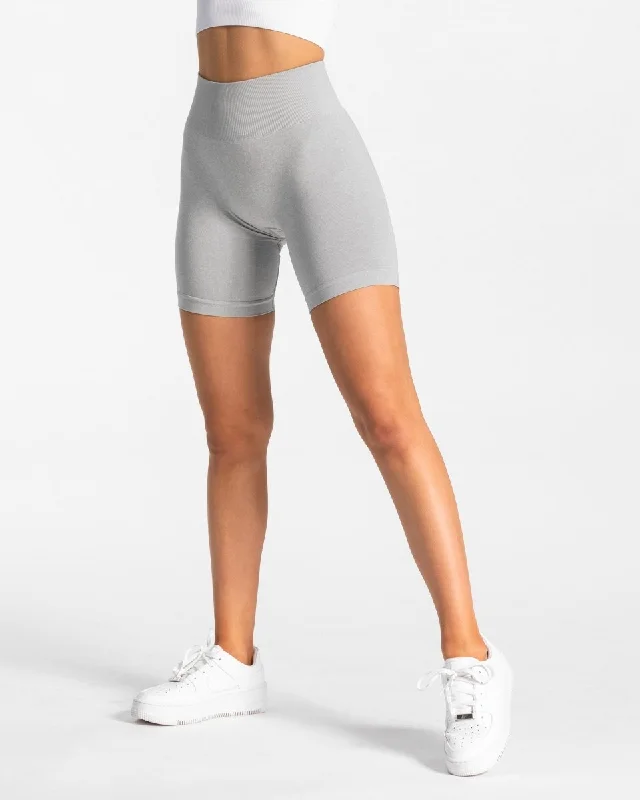 Men's side - stripe track shorts for a sporty running look   Classy Short "Hellgrau"