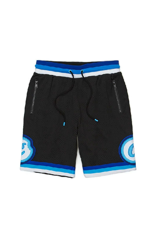 Men's pleated front twill shorts for a classic and sophisticated appearance   Cookies Puttin In Work Mesh Shorts