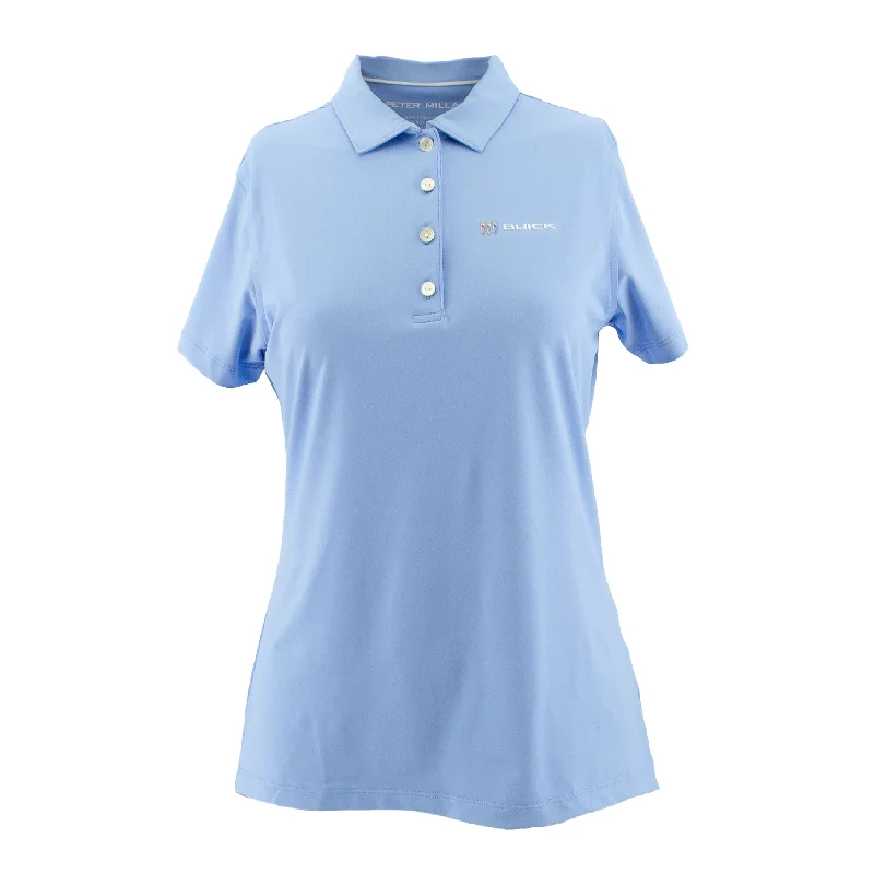 Men's high - collar polo shirts with a modern twistBuick Ladies Peter Millar Performance Polo