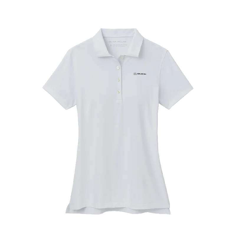Men's stretchable athletic polo shirts for fitness workoutsBuick Ladies Peter Millar Performance Polo