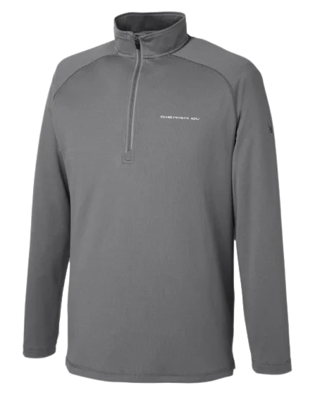 Men's long sleeve classic fit polo shirts with embroidered logosSierra EV Men's Spyder Freestyle Half-Zip Pullover
