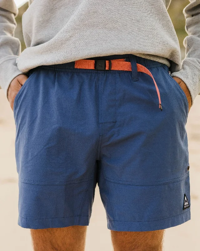 Men's flat - front chino shorts for semi - formal summer events   Core All Purpose Short - Dark Denim