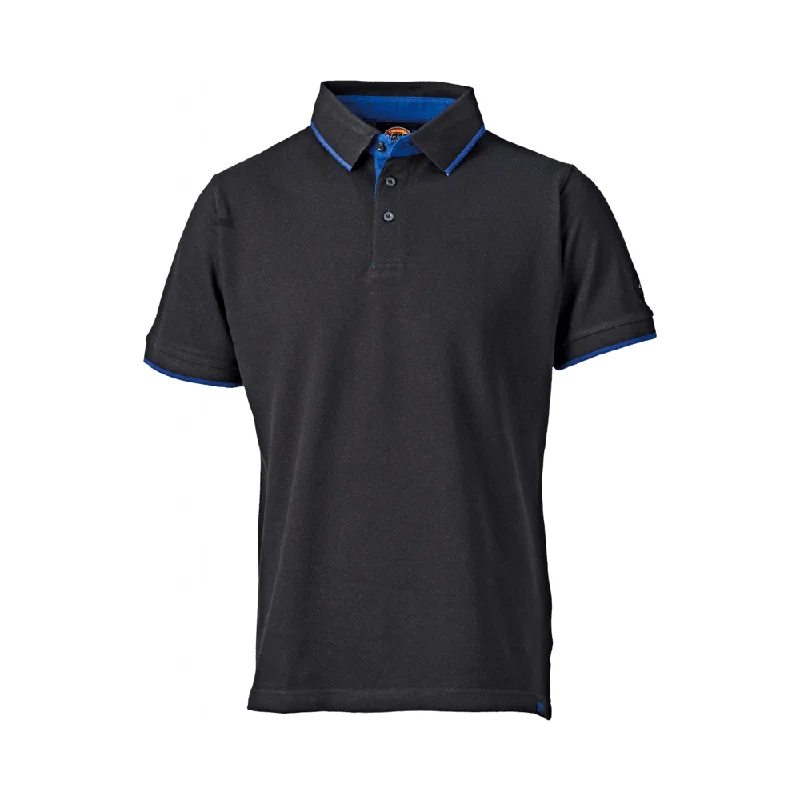 Men's long sleeve classic fit polo shirts with embroidered logosDickies DT2000 Anvil Work Workwear Polo T-Shirt Various Colours