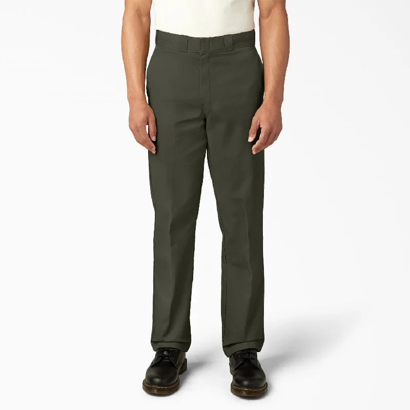Men's flat - front chino shorts for semi - formal summer events   Dickies Men's Original 874® Work Pant_Olive Green
