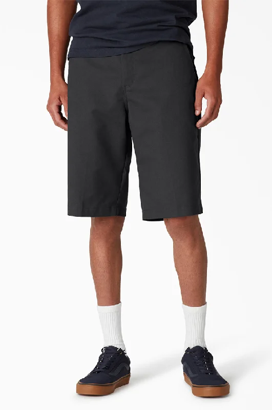 Men's distressed cotton shorts for a bohemian - inspired style   Dickies Skateboarding Slim Fit Shorts