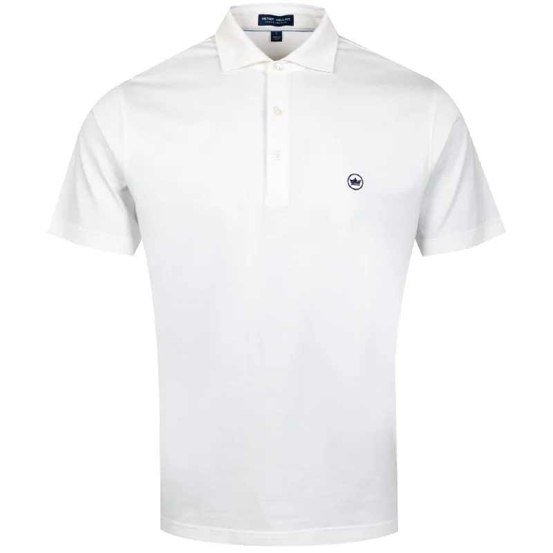 Men's formal - style silk blend polo shirts for special occasionsExcursionist Flex Short-Sleeve Polo White - 2024