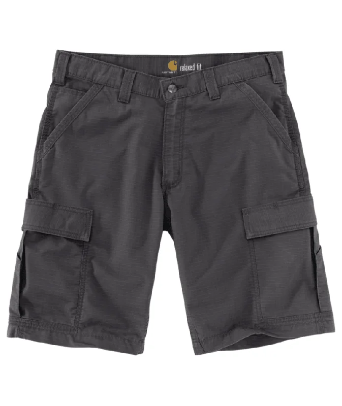 Men's button - fly denim work shorts for durability on the job   Force Ripstop Work Short - Shadow