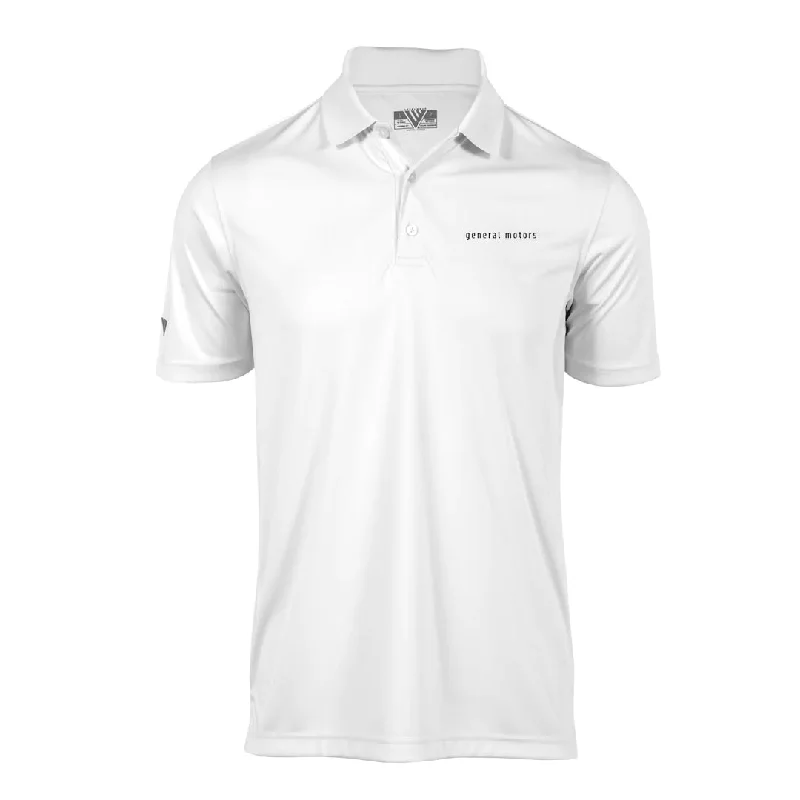 Men's stretchable athletic polo shirts for fitness workoutsGeneral Motors Men's Levelwear Polo