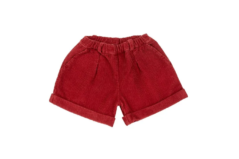 Men's pastel - colored cotton shorts for a spring - friendly outfit   Shorts - Velvet Bordeaux