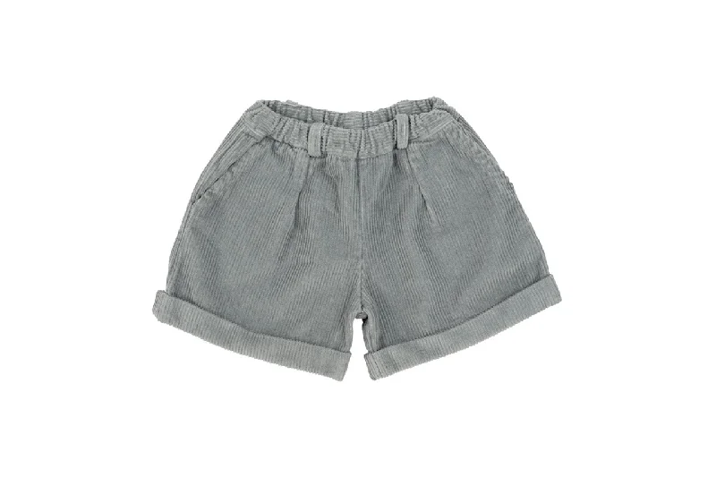 Men's zip - pocket canvas shorts for added functionality during travel   Shorts - Velvet Grey