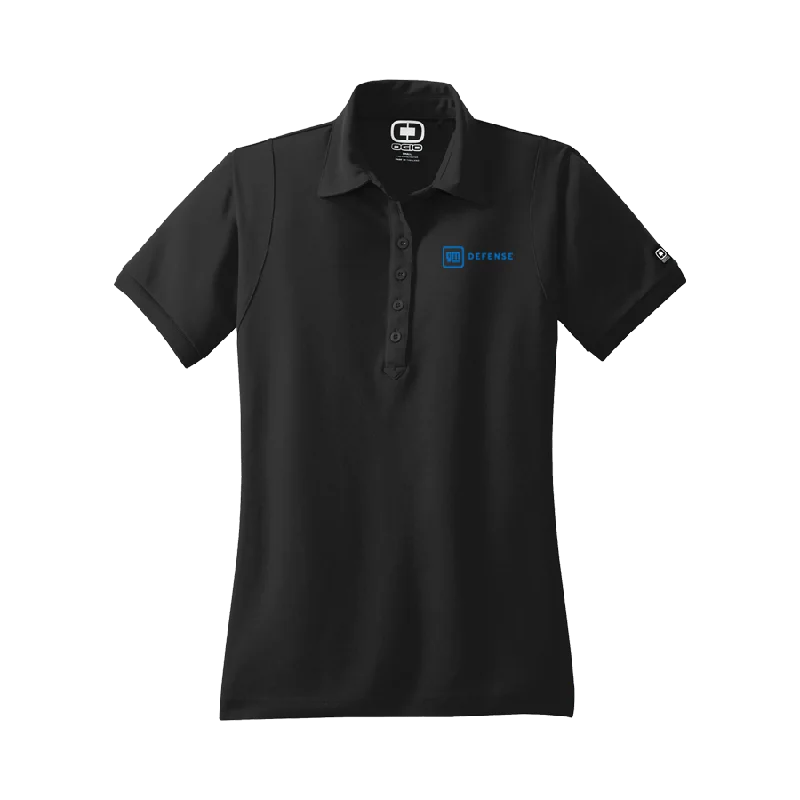Men's two - tone stripe polo shirts with a preppy styleGM Defense Ladies Jewel Polo