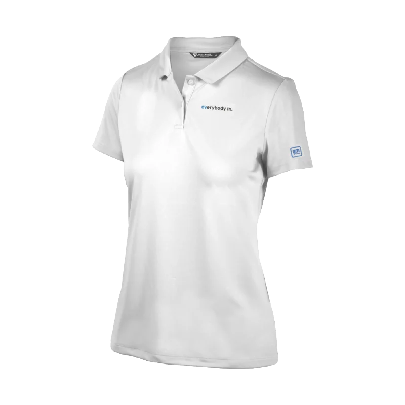 Men's button - down spread collar polo shirts for business casualGM EVerybody in. Ladies Chance Polo by Levelwear