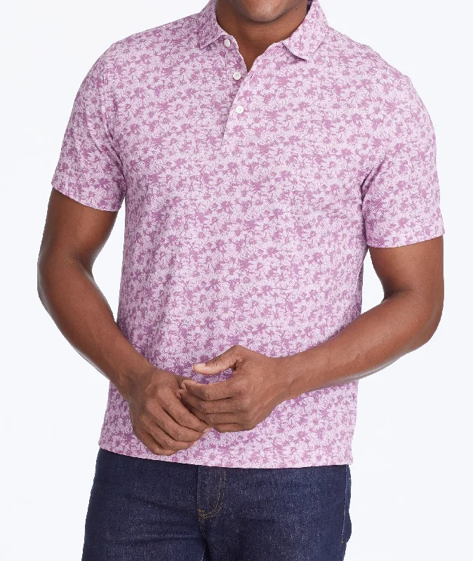 Men's long sleeve classic fit polo shirts with embroidered logosClassic Pique Daffodil Polo - FINAL SALE