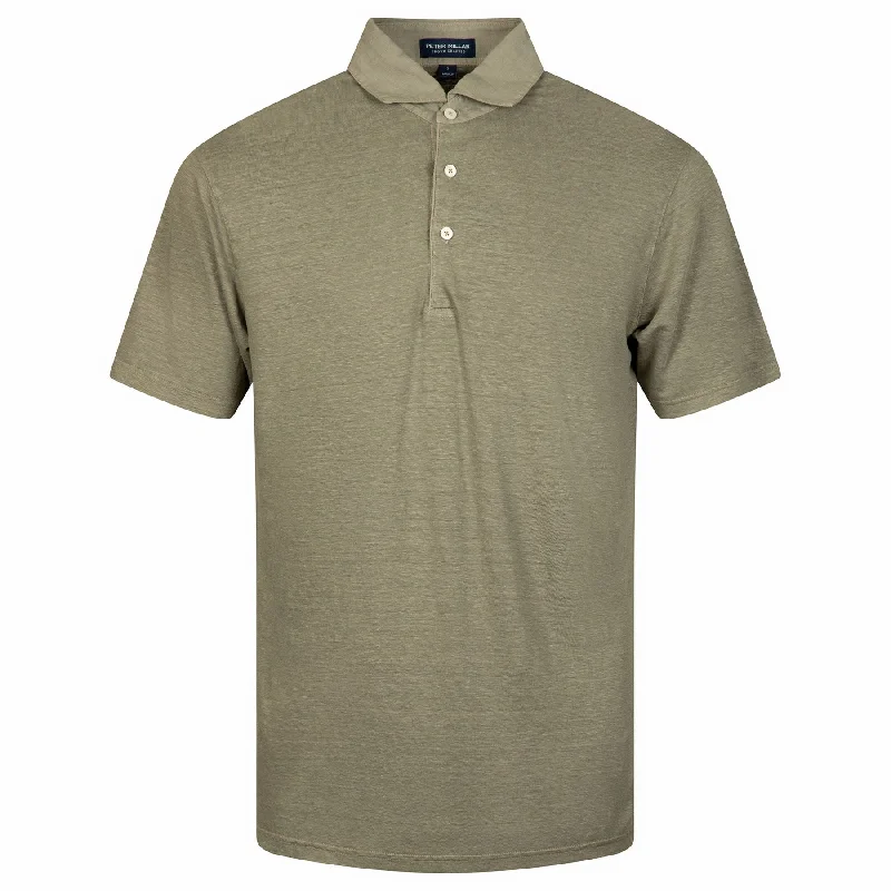 Men's reversible polo shirts with two different looksGreystone Polo Sage Fog - SS24