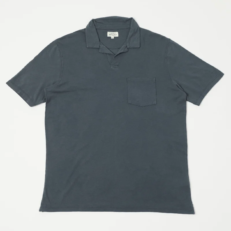 Men's budget - friendly basic polo shirts in multiple colorsHartford Pique Short Sleeve Polo - Thunder