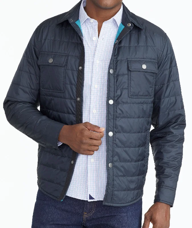 Men's formal - style silk blend polo shirts for special occasionsInsulated Shirt Jacket - FINAL SALE