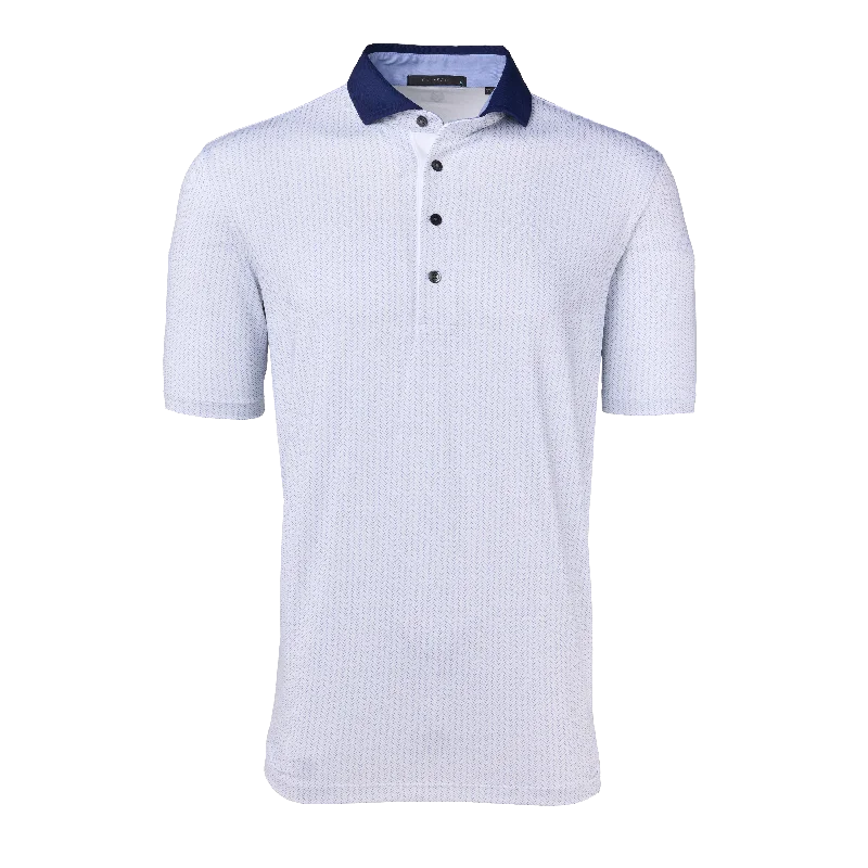 Men's formal - style silk blend polo shirts for special occasionsHerringbow Polo