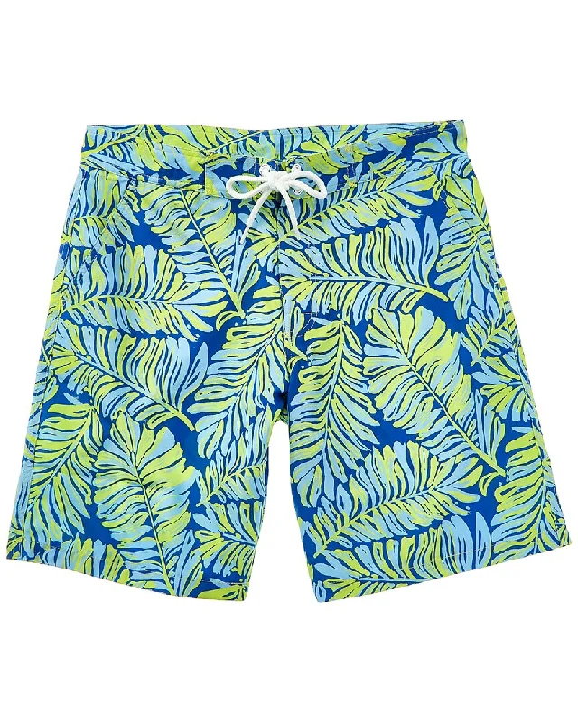 Men's wide - leg linen blend shorts for a relaxed beachside vibe    HIHO Tobago Board Short