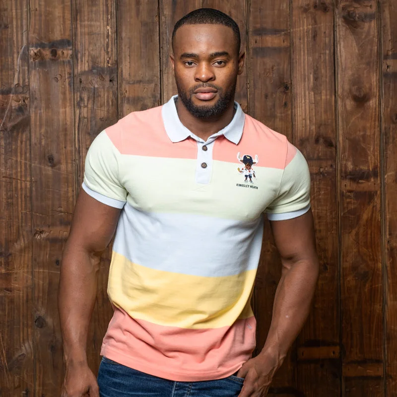 Men's vintage - inspired retro polo shirts with unique patternsAfrican Summer SJ Polo Waxbill