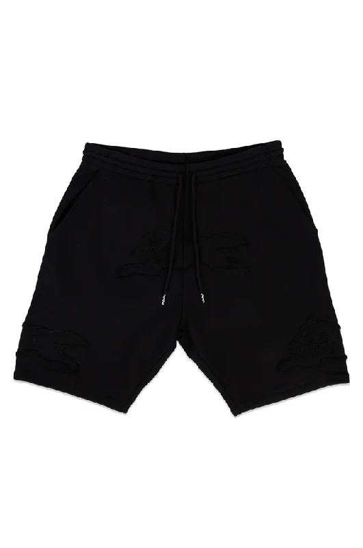 Men's elastic waistband lounge shorts for lazy weekends at home   Icecream Tonal Shorts
