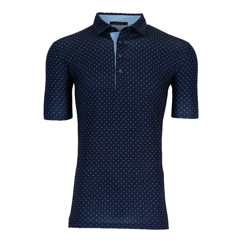 Men's stretchable athletic polo shirts for fitness workoutsIcon Polo II