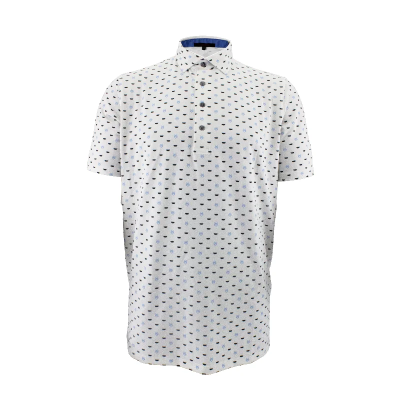 Men's quick - dry polo shirts for water sports activitiesCadillac x Greyson Icon Polo - Men - Light